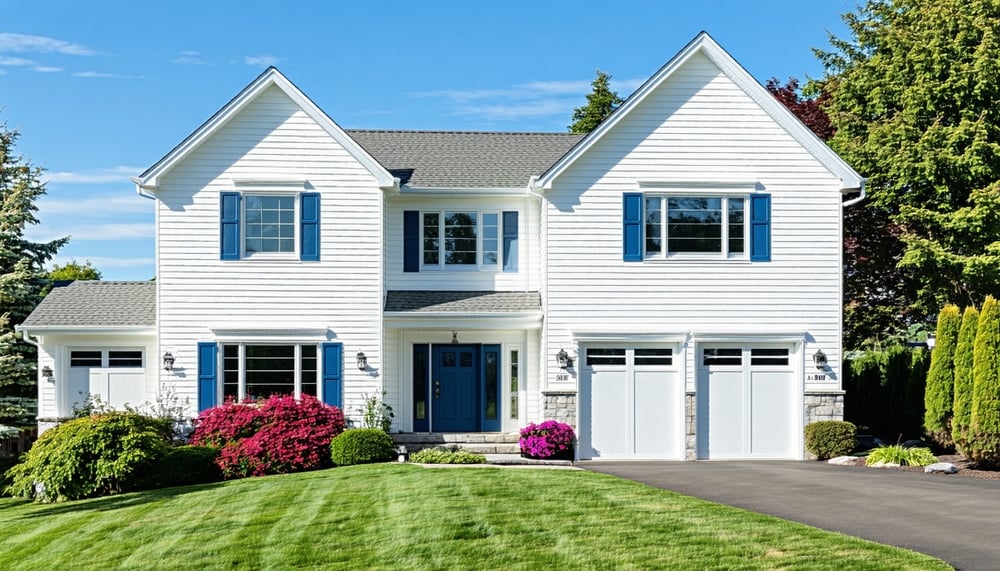 Residential home freshly painted by Castra Pro Painting